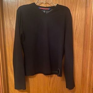 Horny Toad Charcoal V-Neck Top